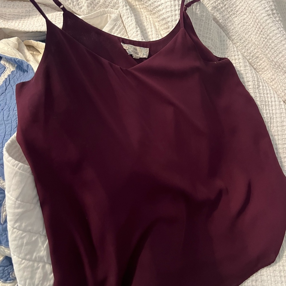 Pink Republic Deep Burgundy Camisole